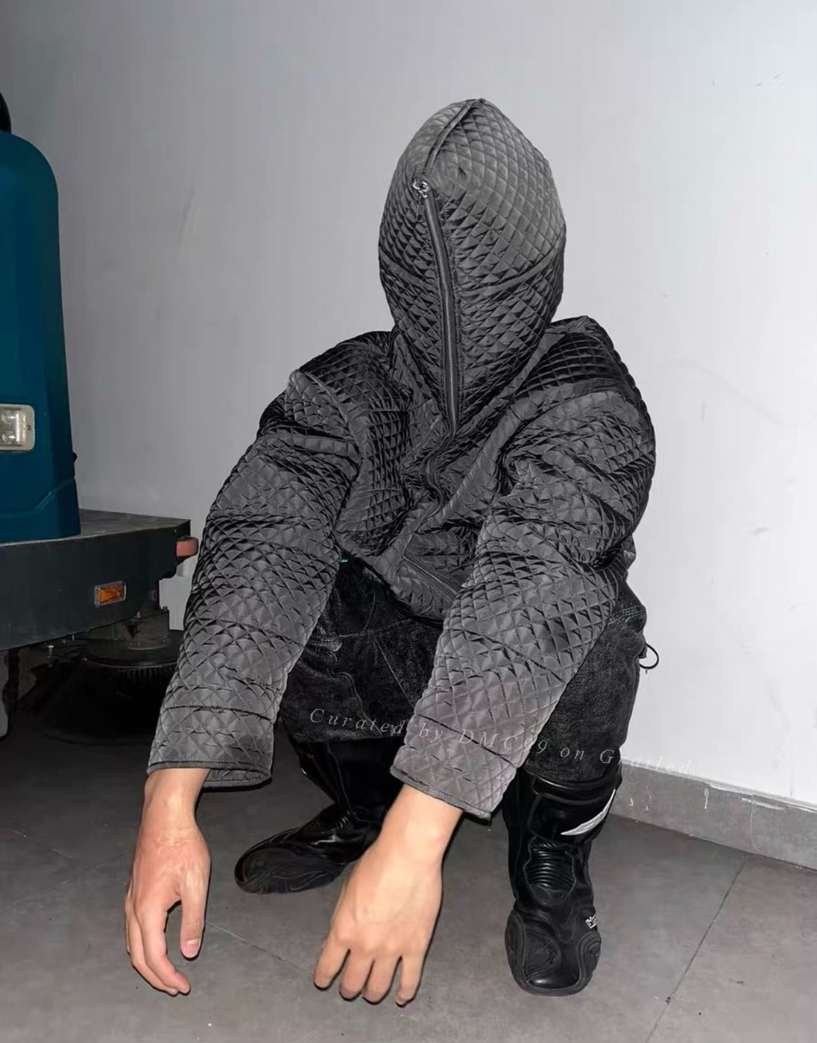 Random Identities Quilted Jacket