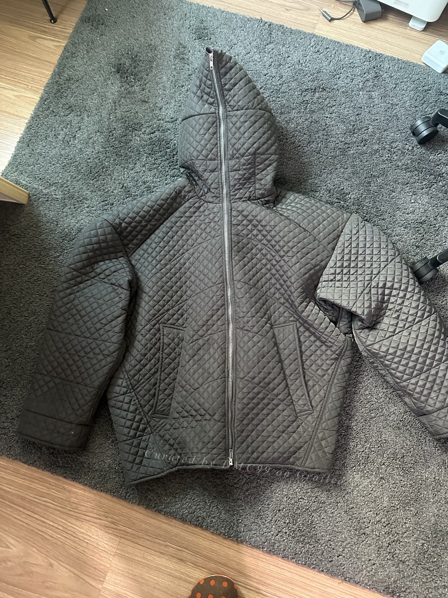Random Identities Quilted Jacket