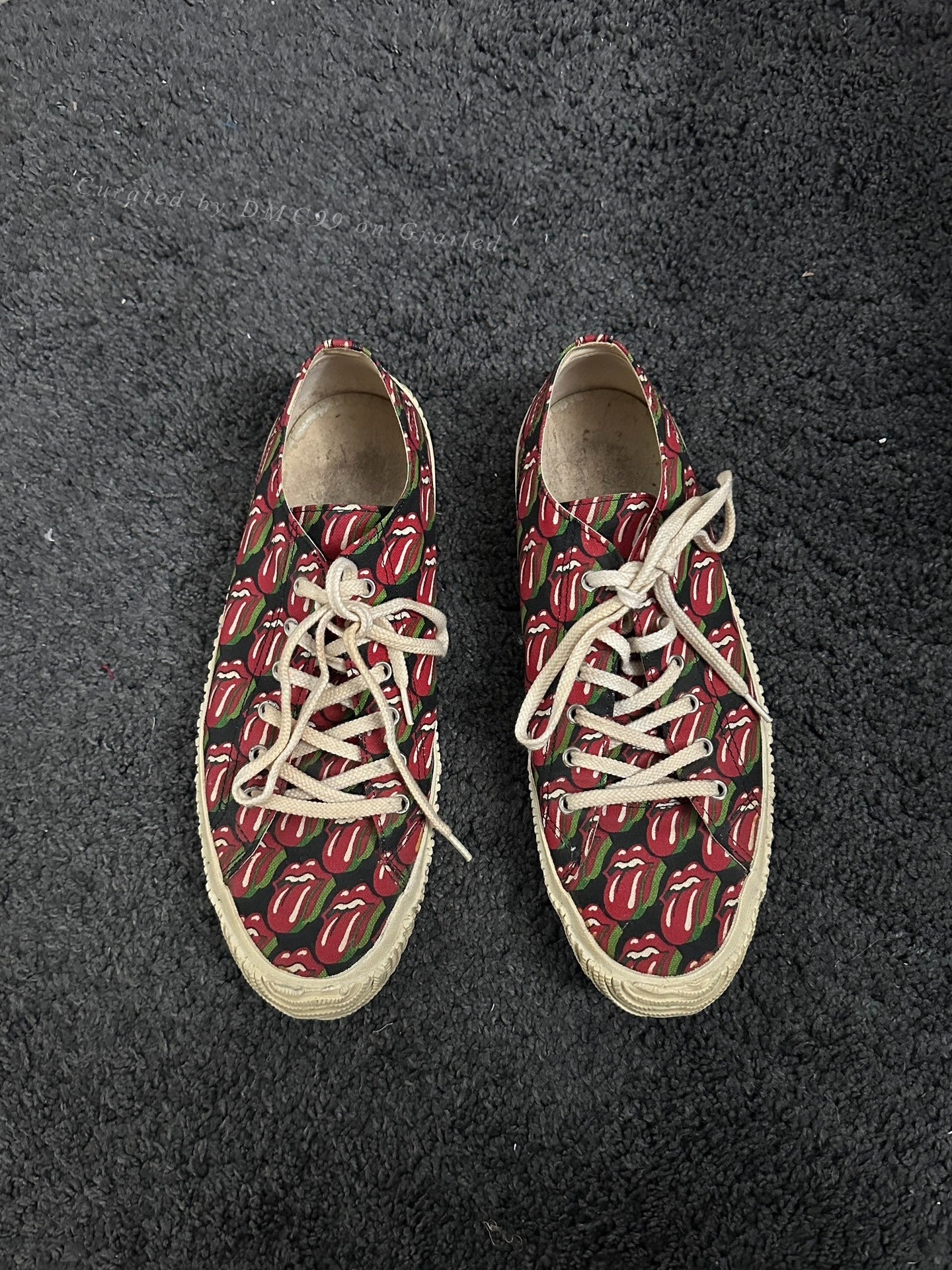Comme des Garcons 06SS Rolling Stones Print Sneakers