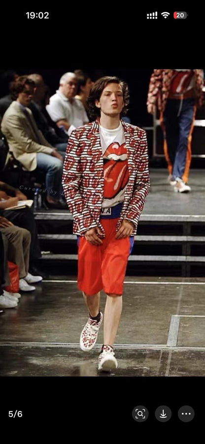 Comme des Garcons 06SS Rolling Stones Print Sneakers