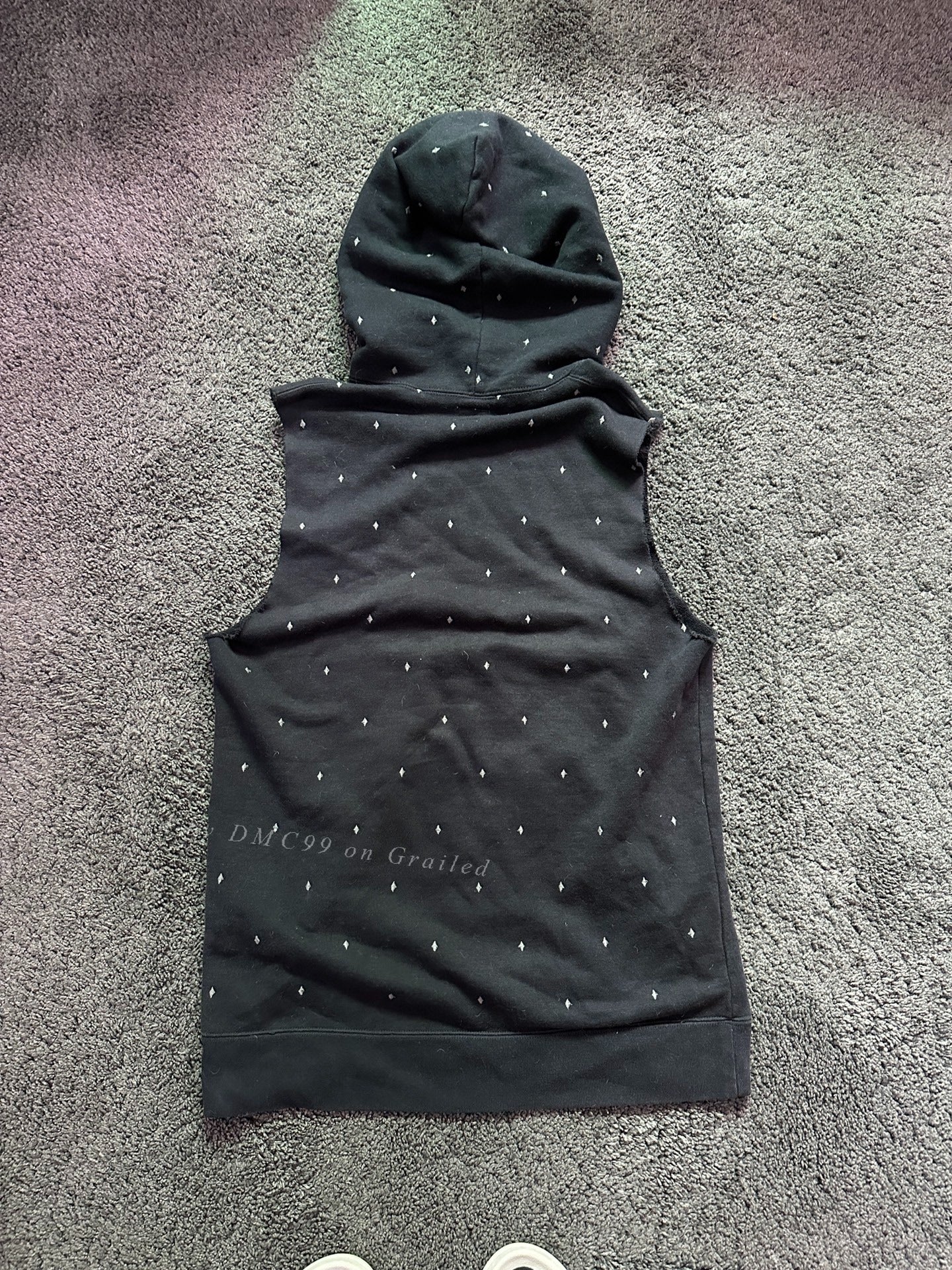 Undercover 2002SS Haze Black Star Hooded Vest