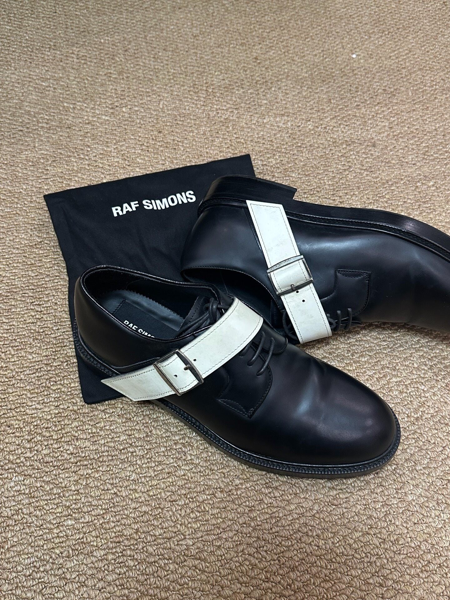 Raf Simons Buckle Derby Monk Shoes