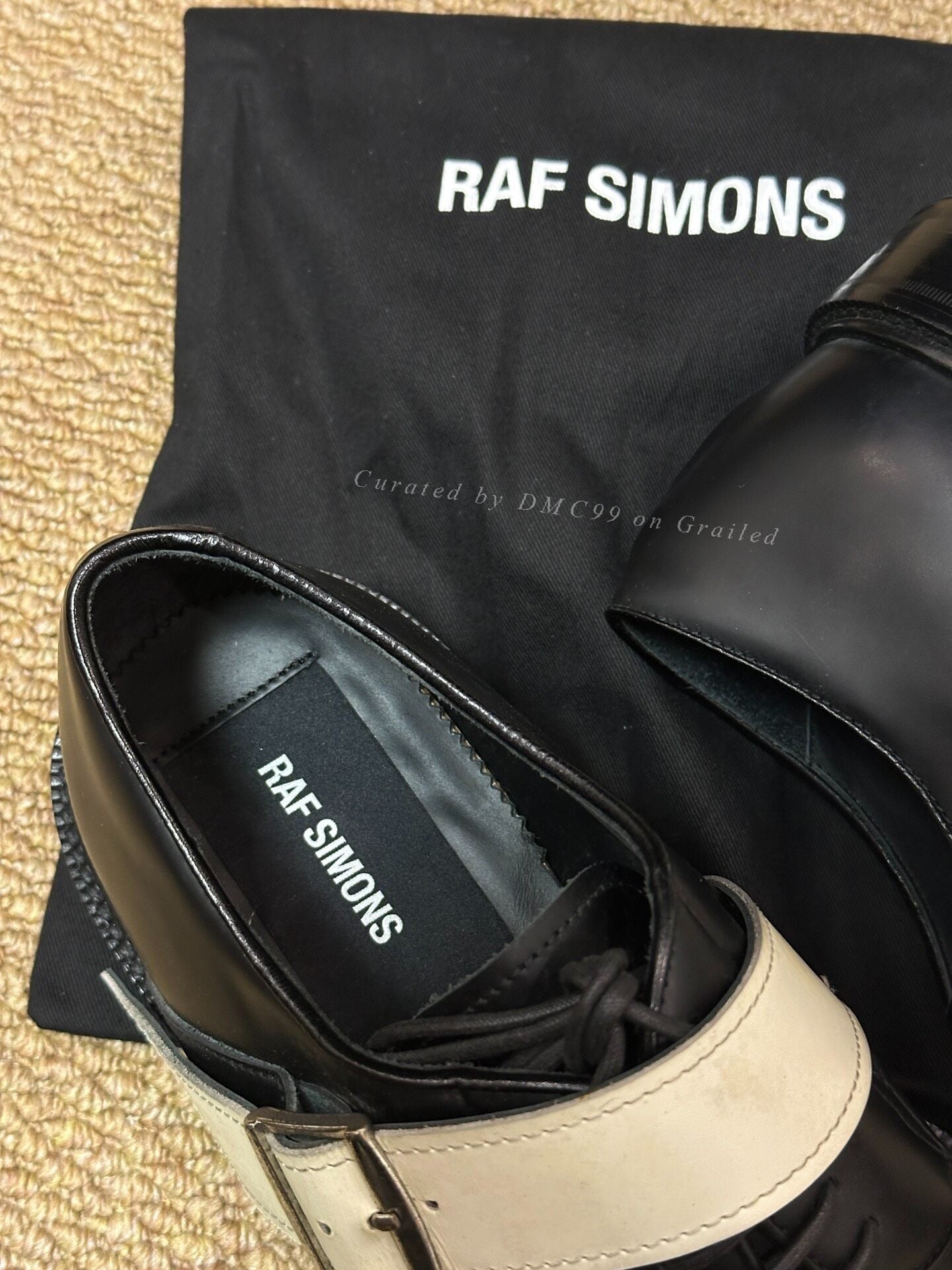 Raf Simons Buckle Derby Monk Shoes