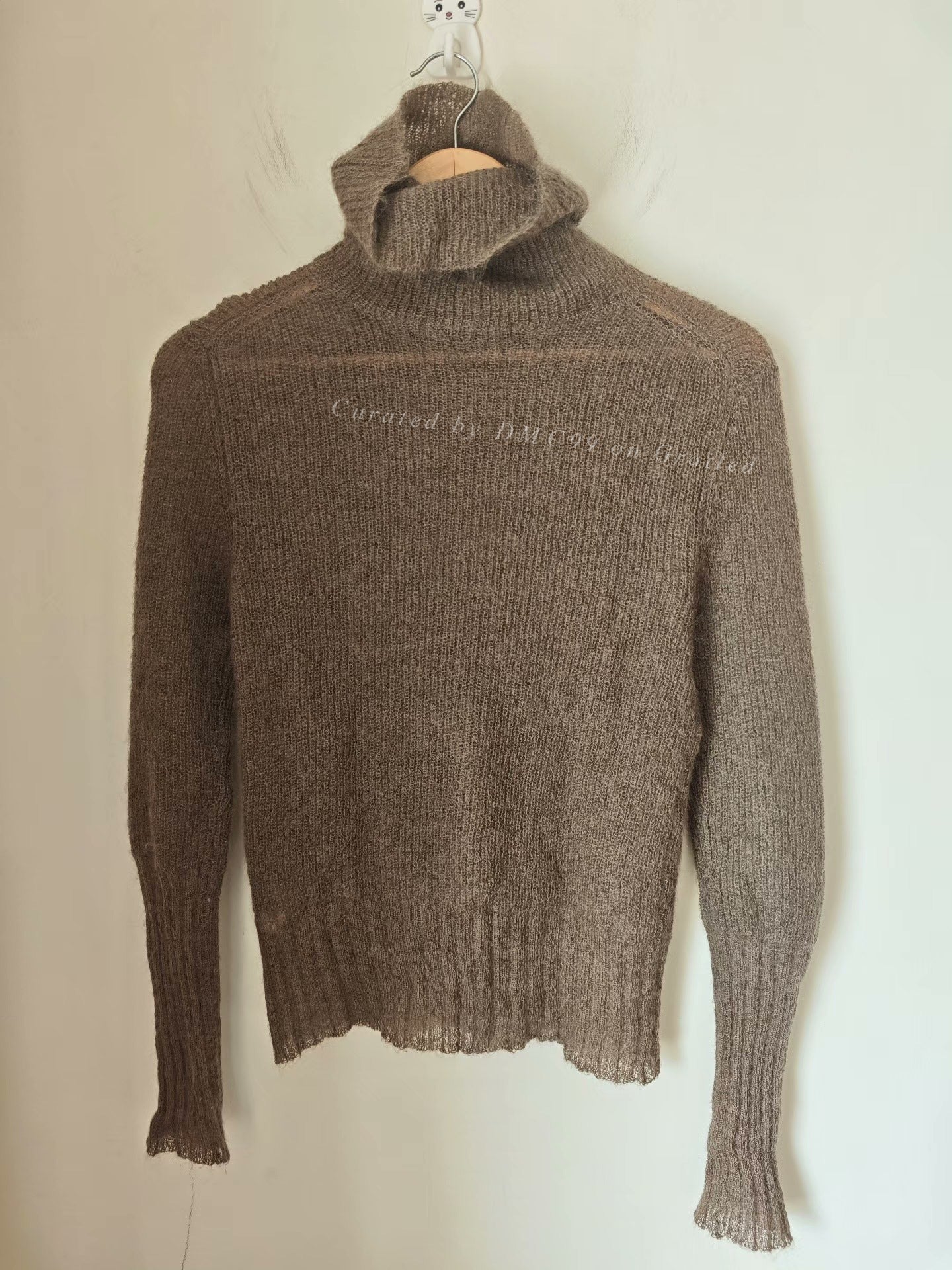 Undercover 06AW Guruguru Insect Mohair Sweater