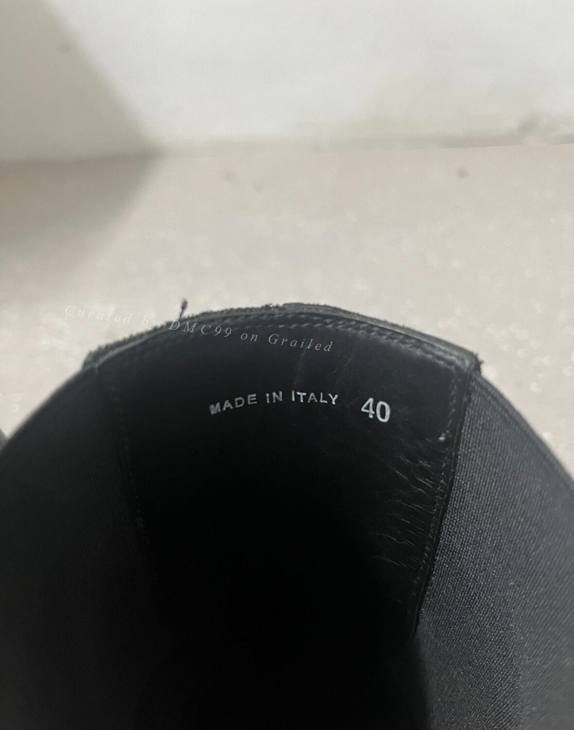 Rick Owens Bozo Megatooth Chelsea Boots