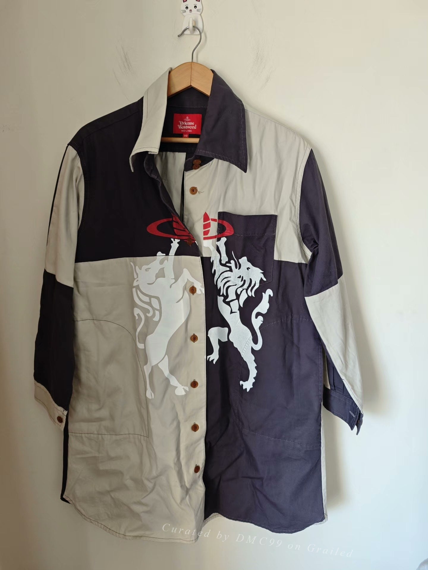Vivienne Westwood Red Label Colorblock Print Trench