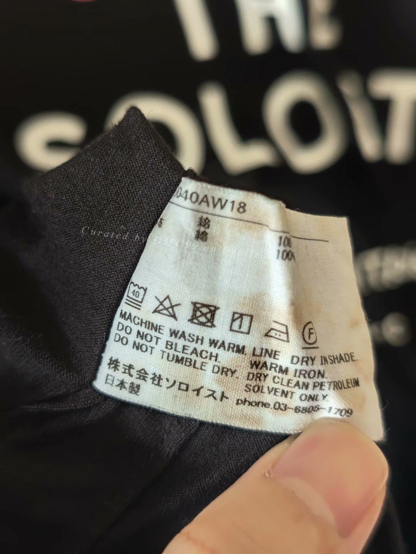 The Soloist 18AW Staff Long Sleeve