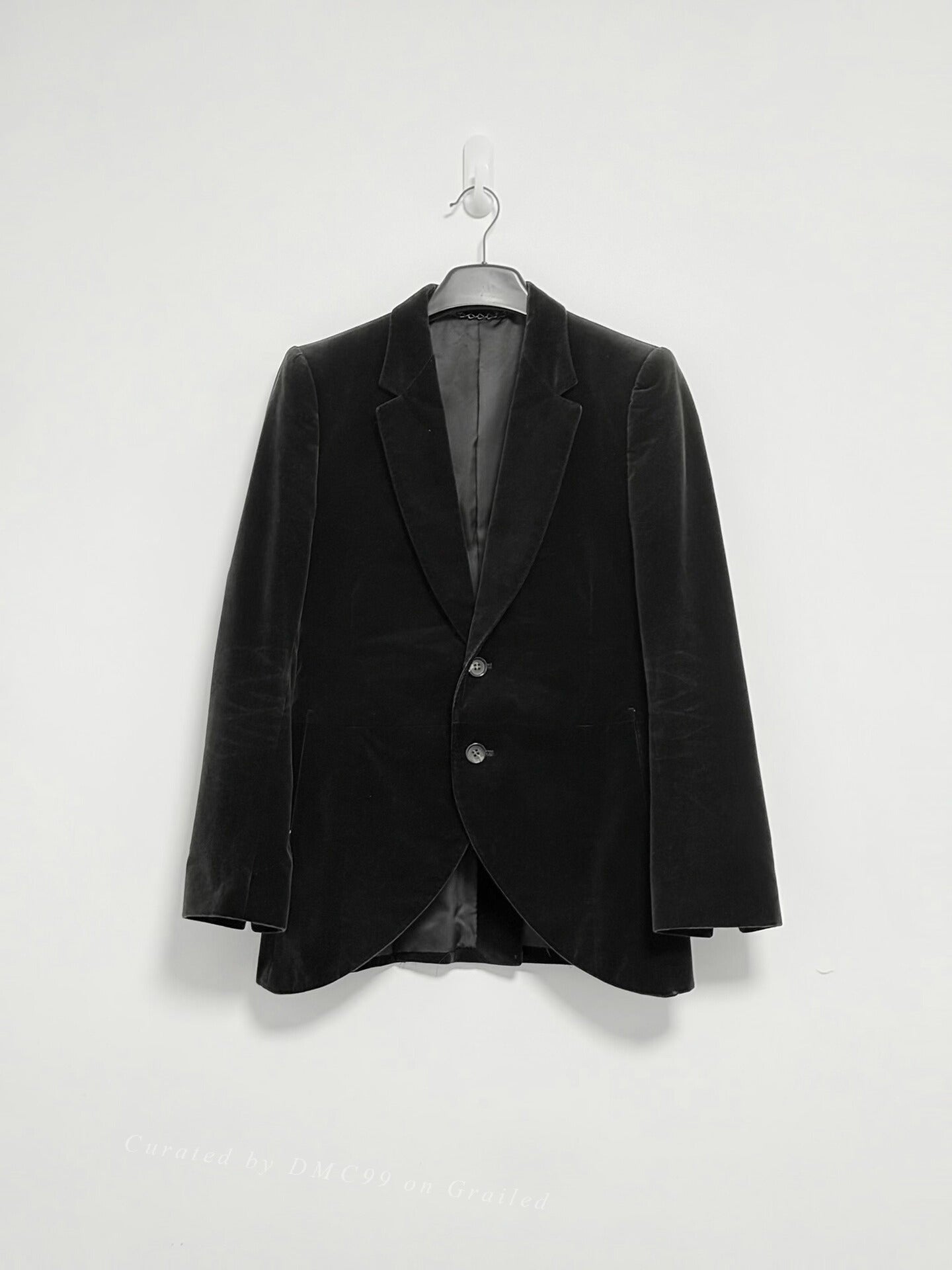 Julius Velvet Split Deconstructed Blazer