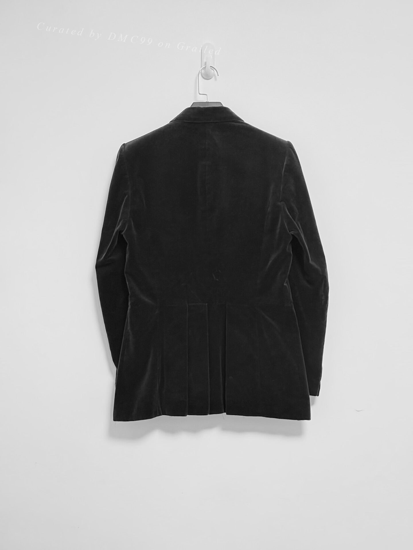 Julius Velvet Split Deconstructed Blazer