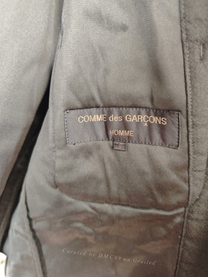 Comme des Garçons Homme Black Zipper Blazer