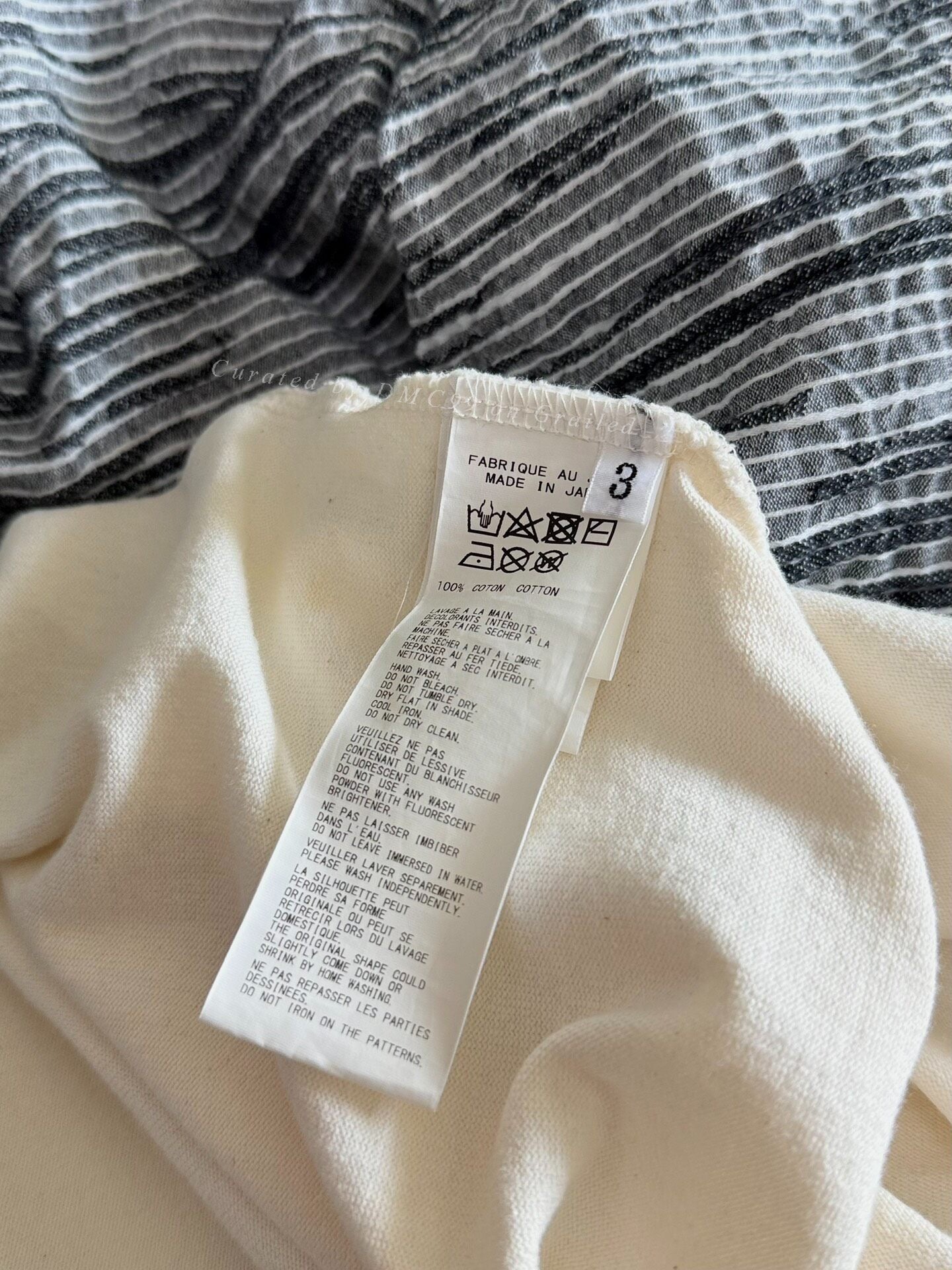 Yohji Yamamoto 20SS Runway Printed Knit