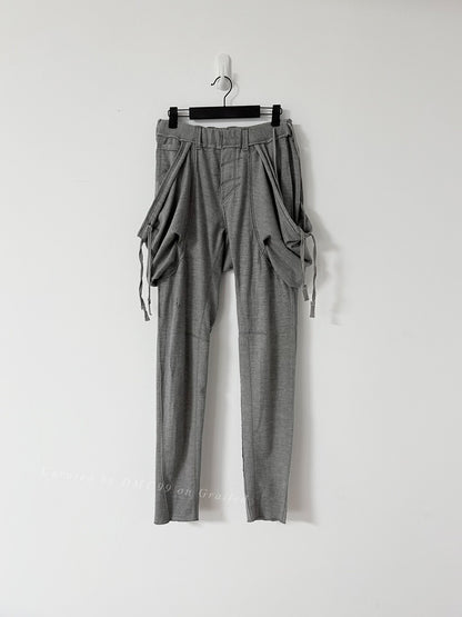 The Soloist Deconstructed Drop-Crotch Wool Pants