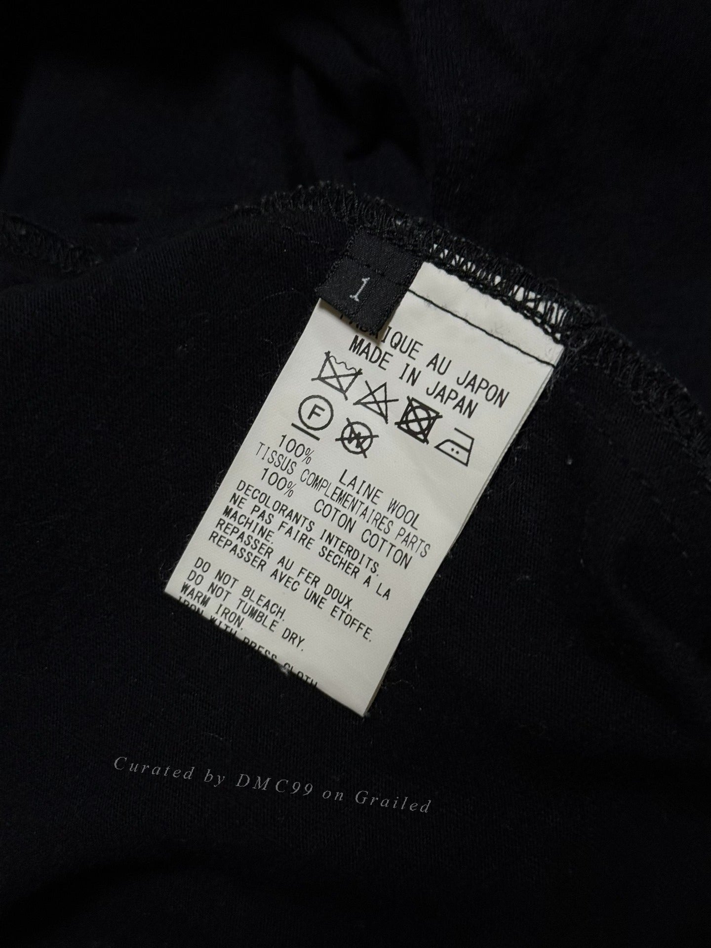 Yohji Yamamoto Double-Layer Wool Shirt Coat