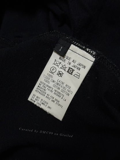 Yohji Yamamoto Double-Layer Wool Shirt Coat