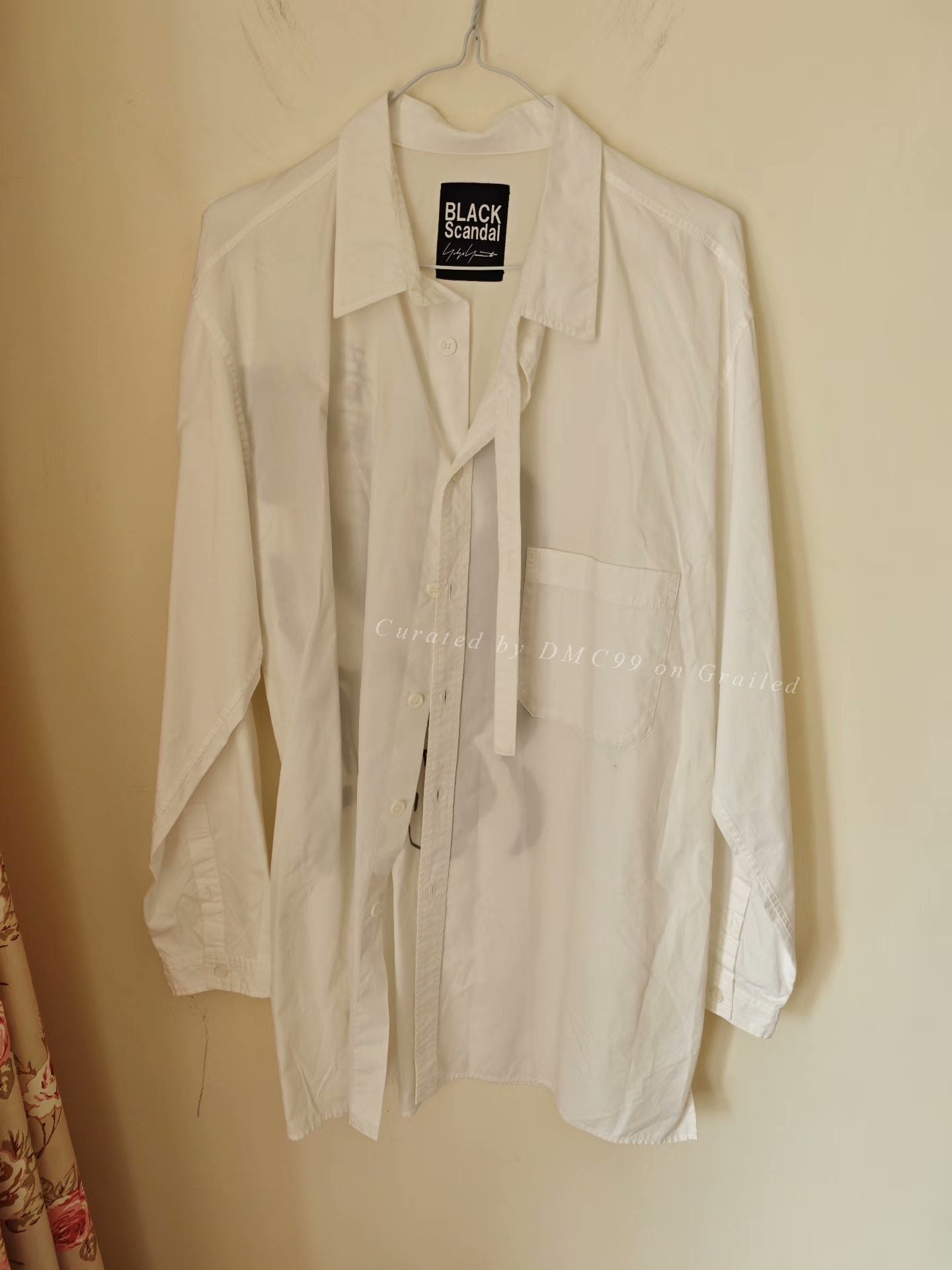Yohji Yamamoto 20SS Ink Poem Shirt