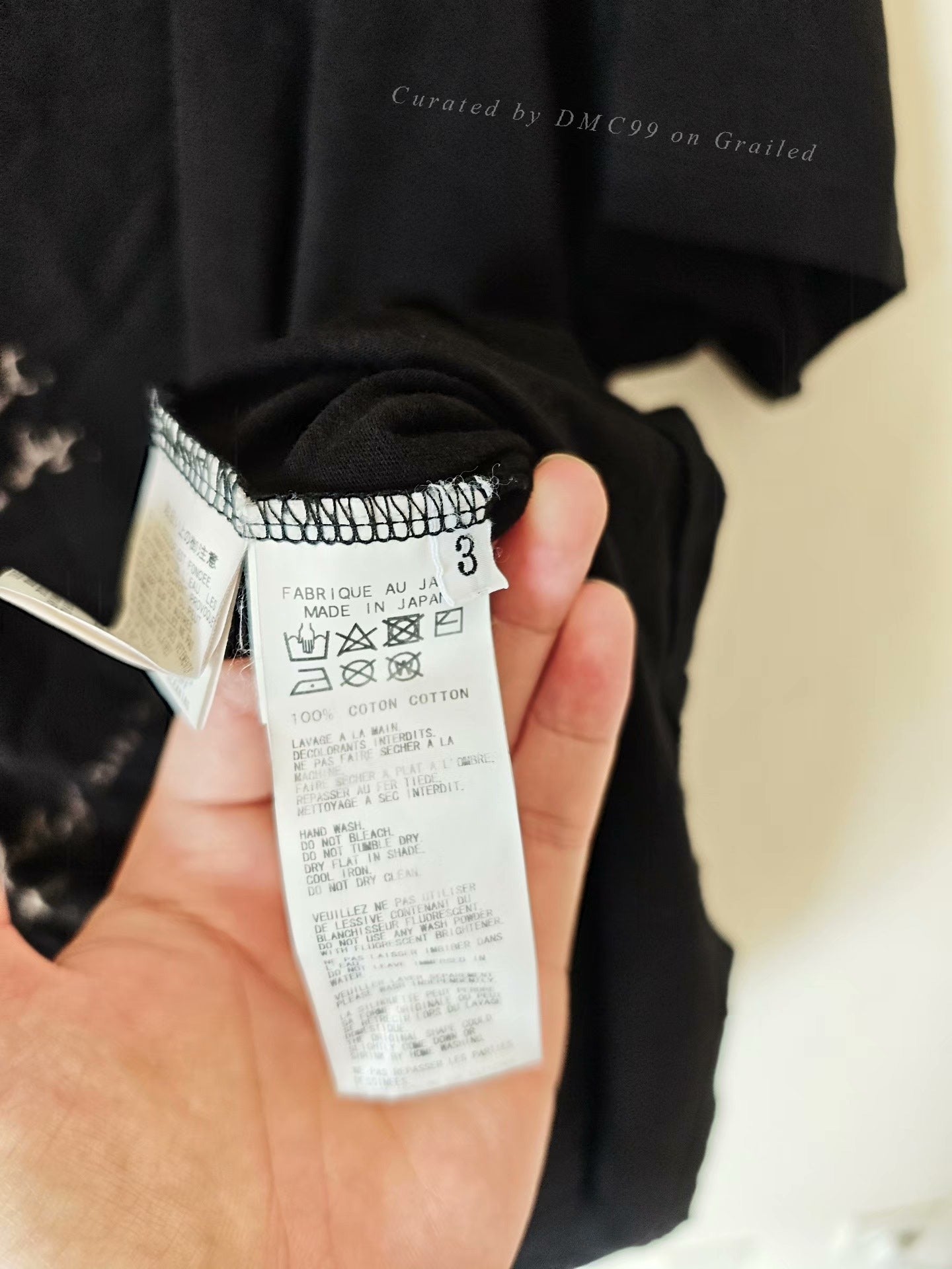 Yohji Yamamoto 19SS Poetry Tee