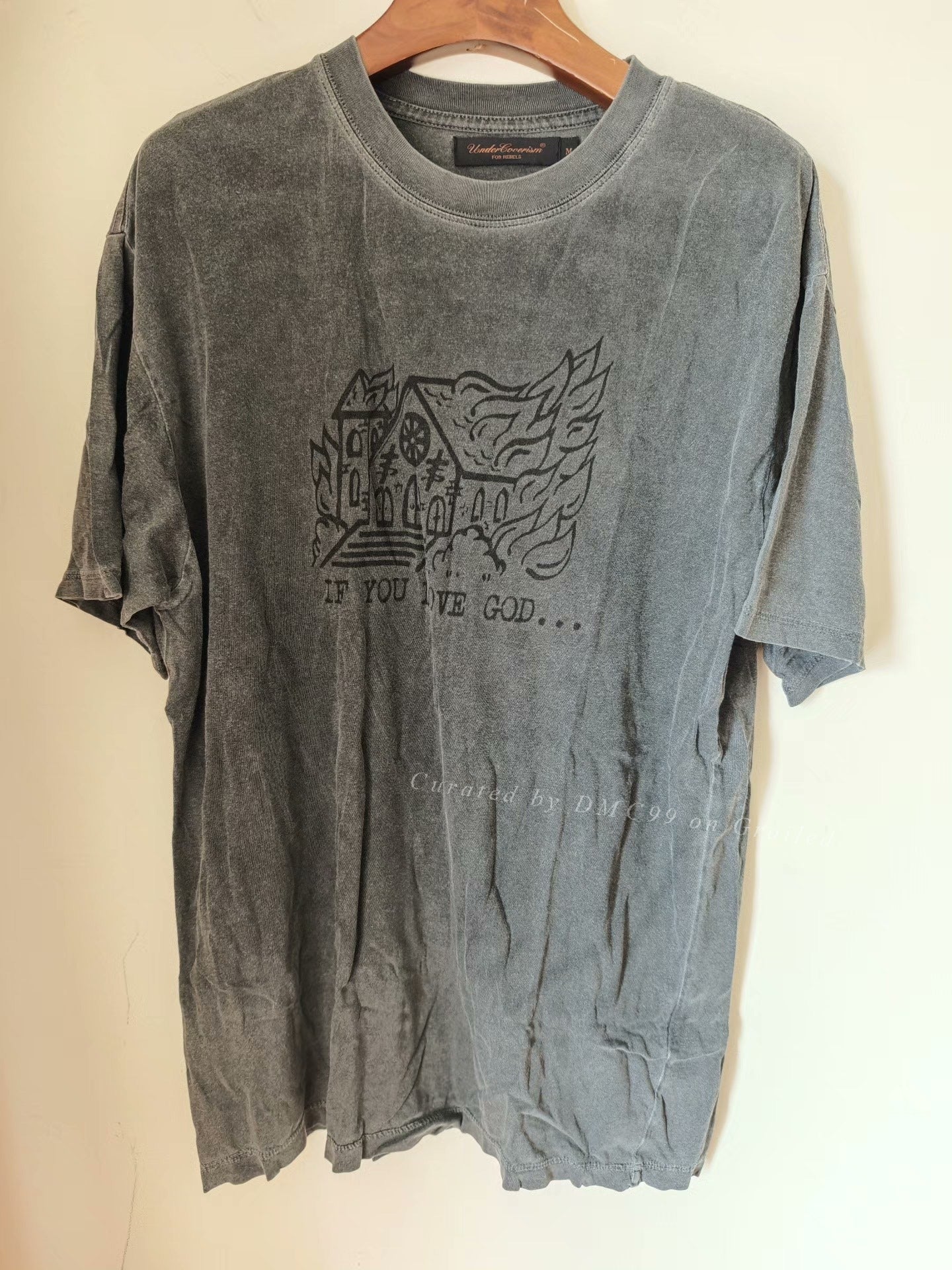 Undercover 02AW Washed Dyed Tee