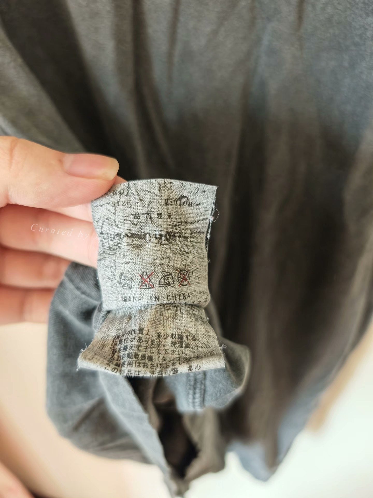 Undercover 02AW Washed Dyed Tee