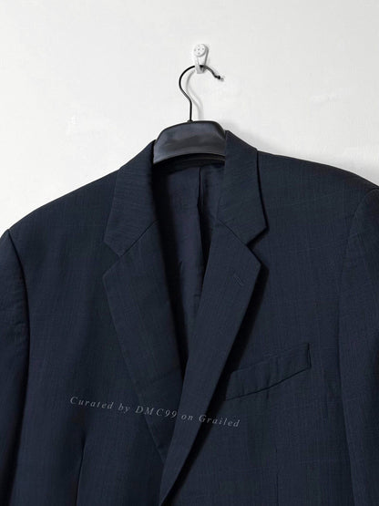 RALPH LAUREN Navy Stripe Casual Blazer