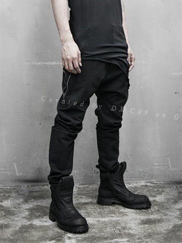 Julius High-Waist Slim Twisted Leg Pants