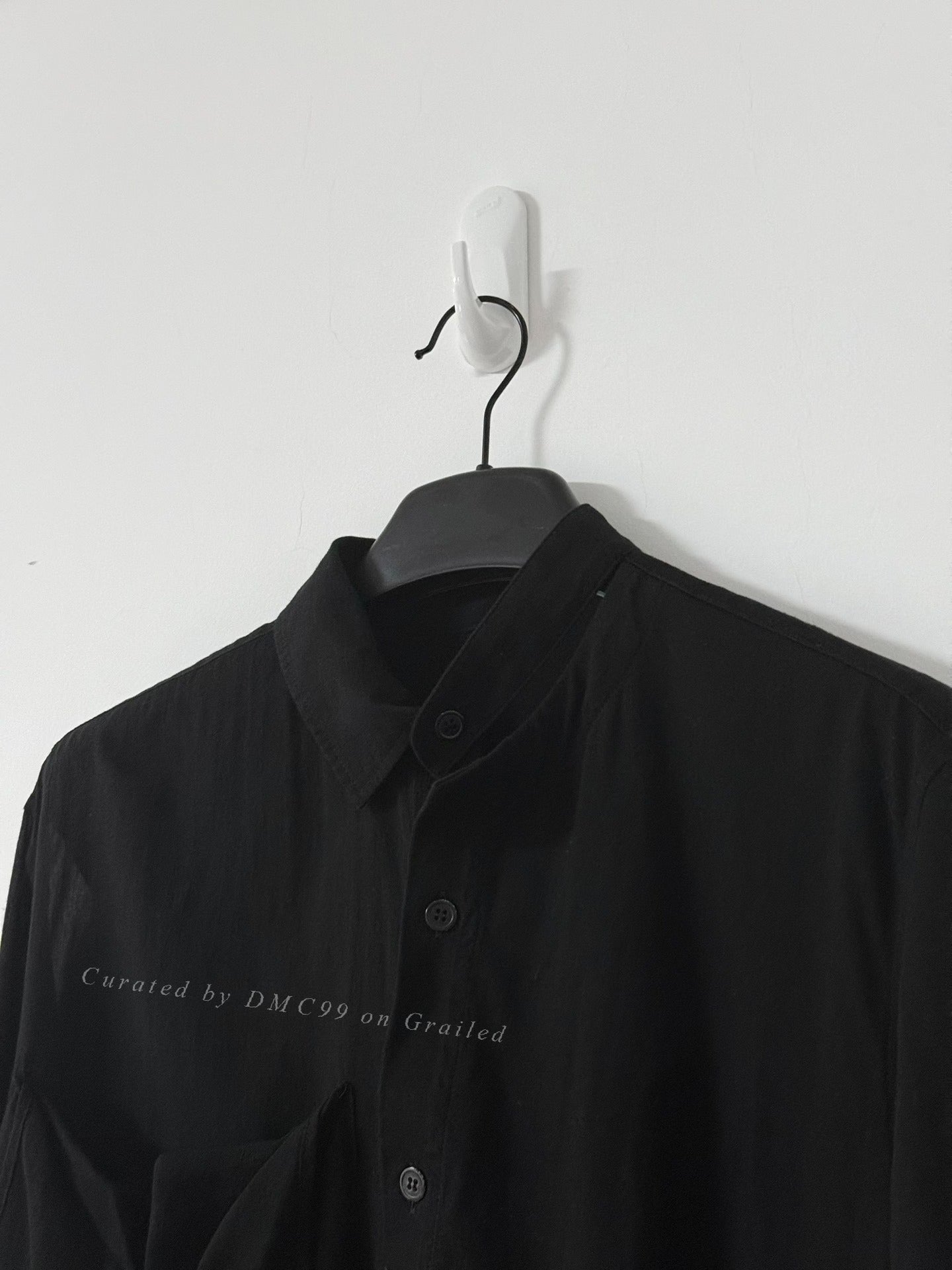 Yohji Yamamoto Deconstructed Asymmetric Long Shirt