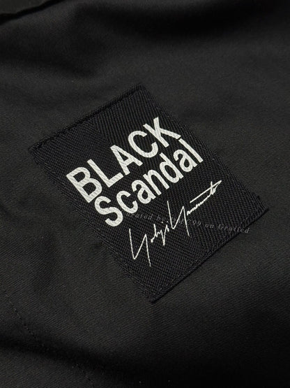 Yohji Yamamoto BLACK Scandal 19SS Wide-Leg Kendo Pants