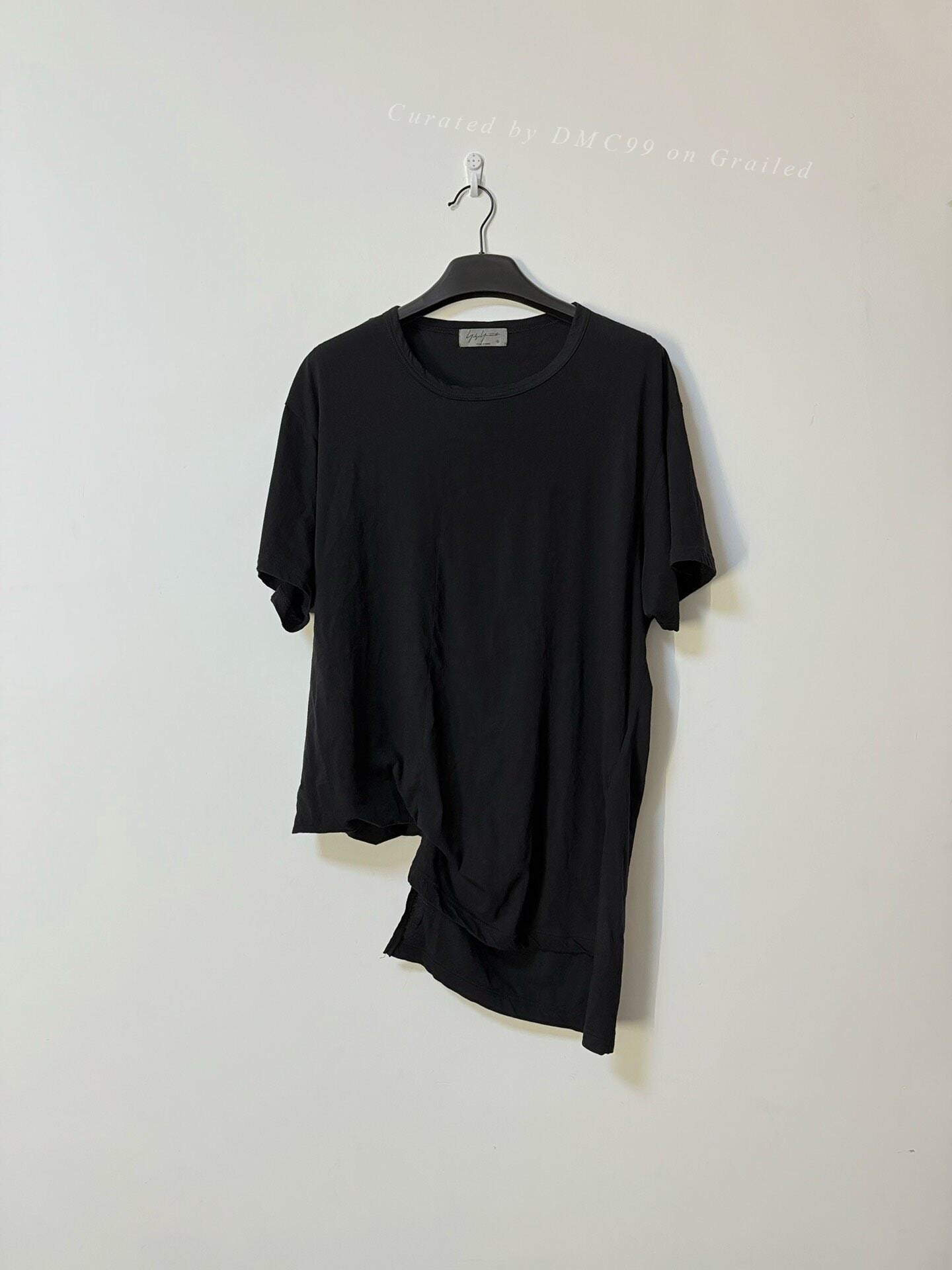 Yohji Yamamoto 19SS Asymmetric Paneled T-shirt