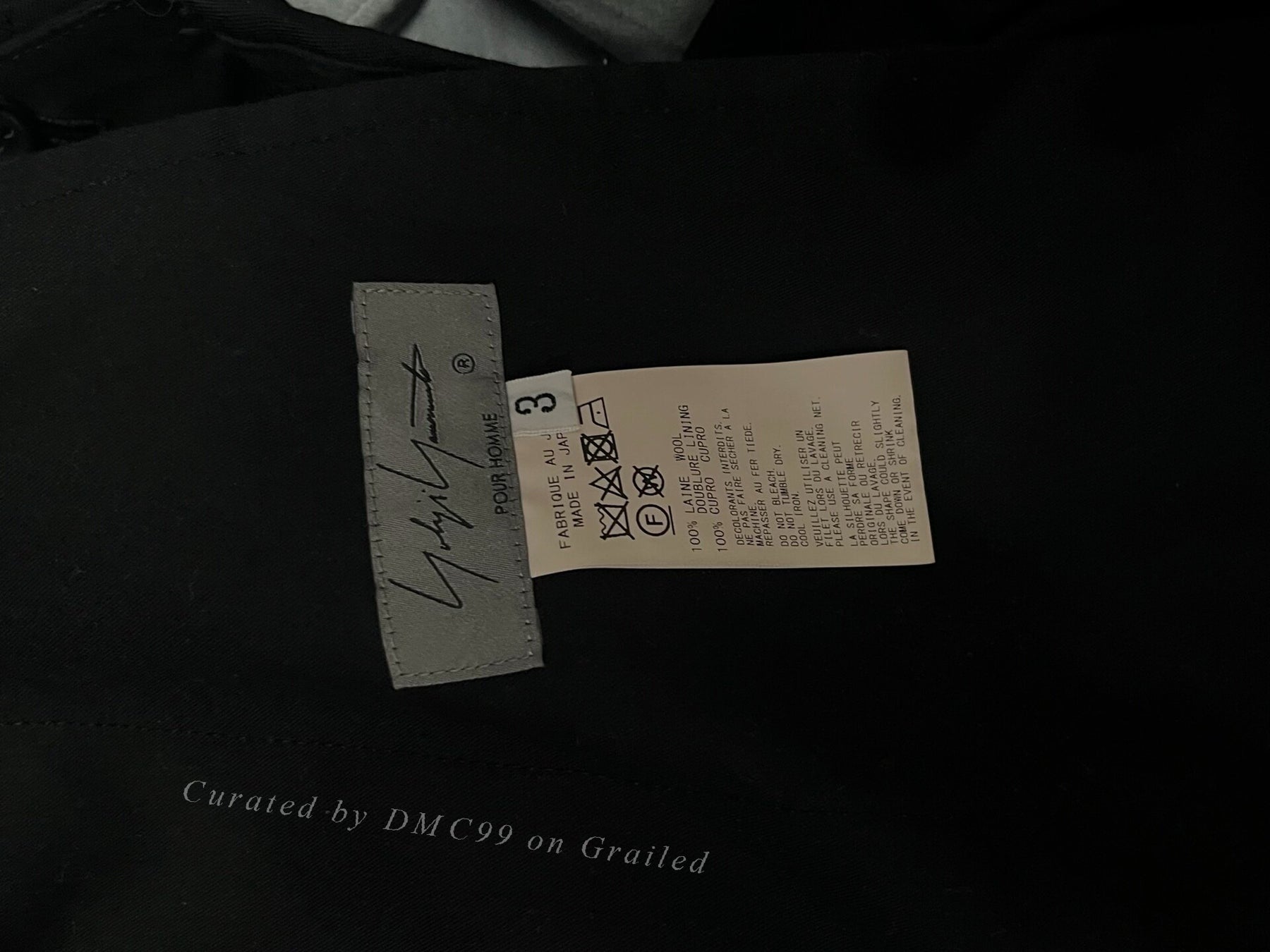 Yohji Yamamoto 23AW Pleated Pants