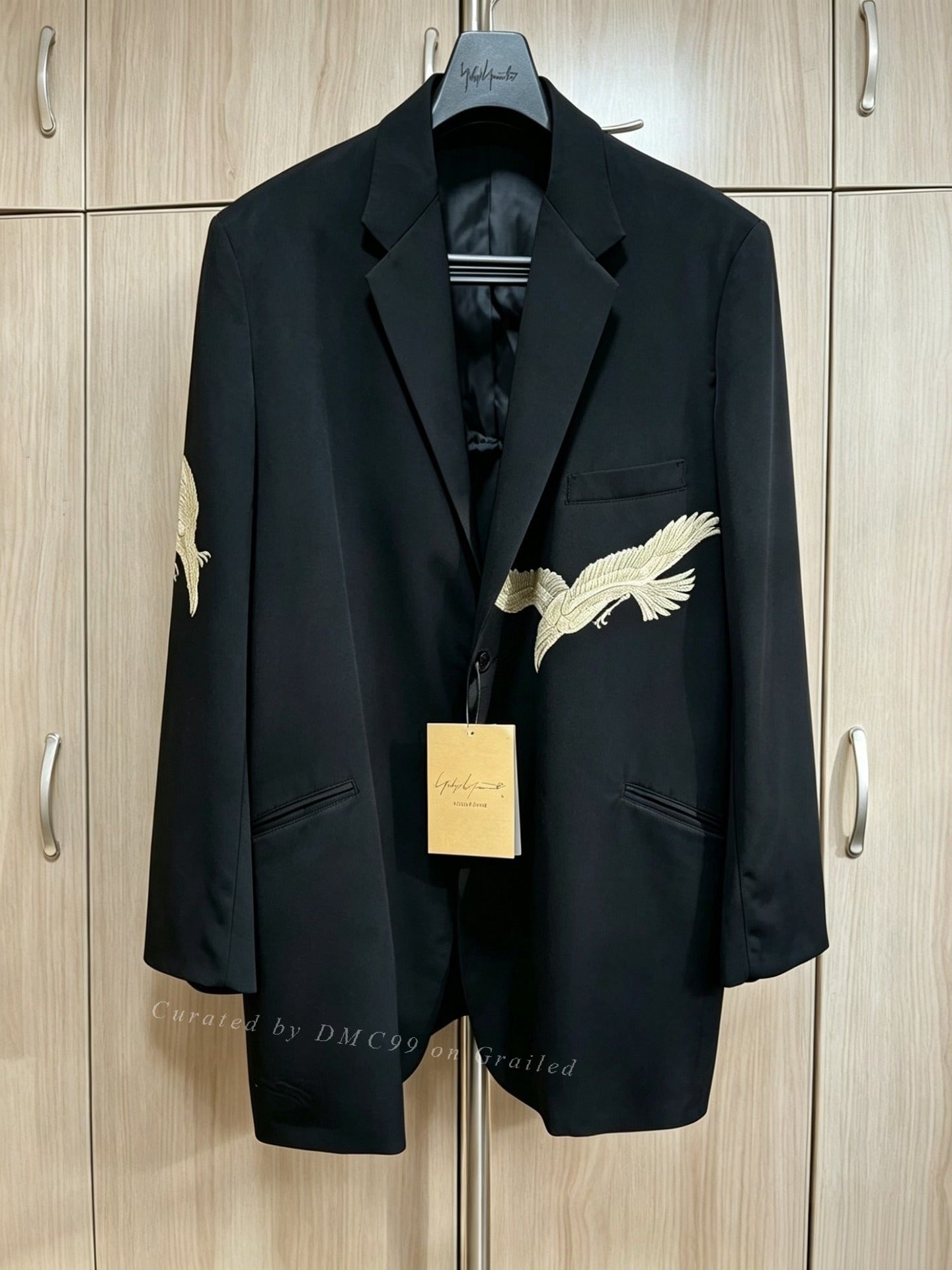 Yohji Yamamoto 26SS Triacetate Crow Blazer