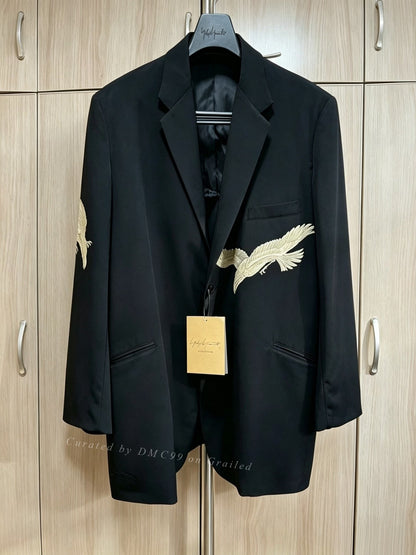 Yohji Yamamoto 26SS Triacetate Crow Blazer