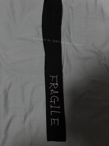Yohji Yamamoto Fragile Embroidery Tie