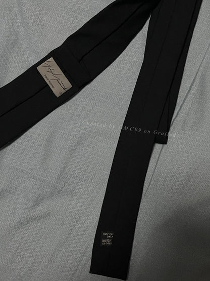 Yohji Yamamoto Fragile Embroidery Tie