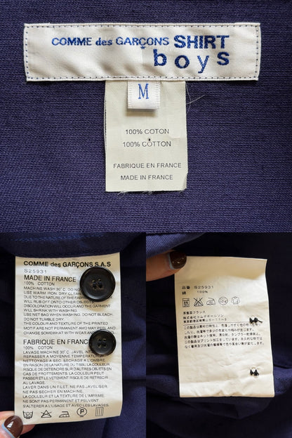 Comme des Garçons Shirt Boys Printed Trench Coat