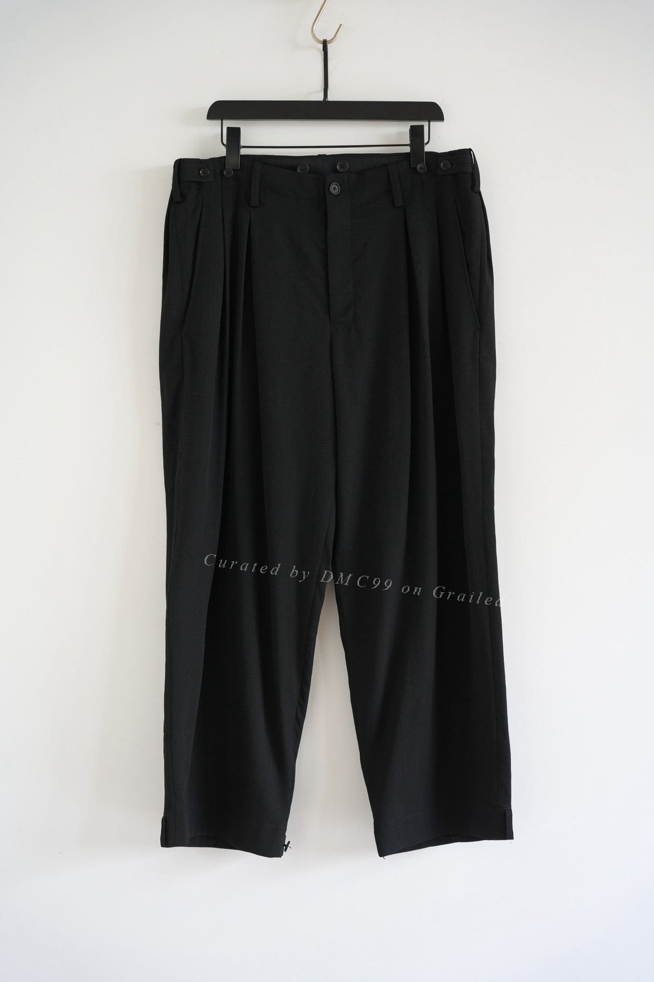 Yohji Yamamoto 23AW Multi-Strap Wool Trousers
