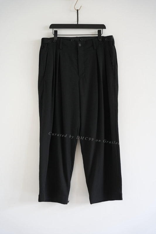 Yohji Yamamoto 23AW Multi-Strap Wool Trousers