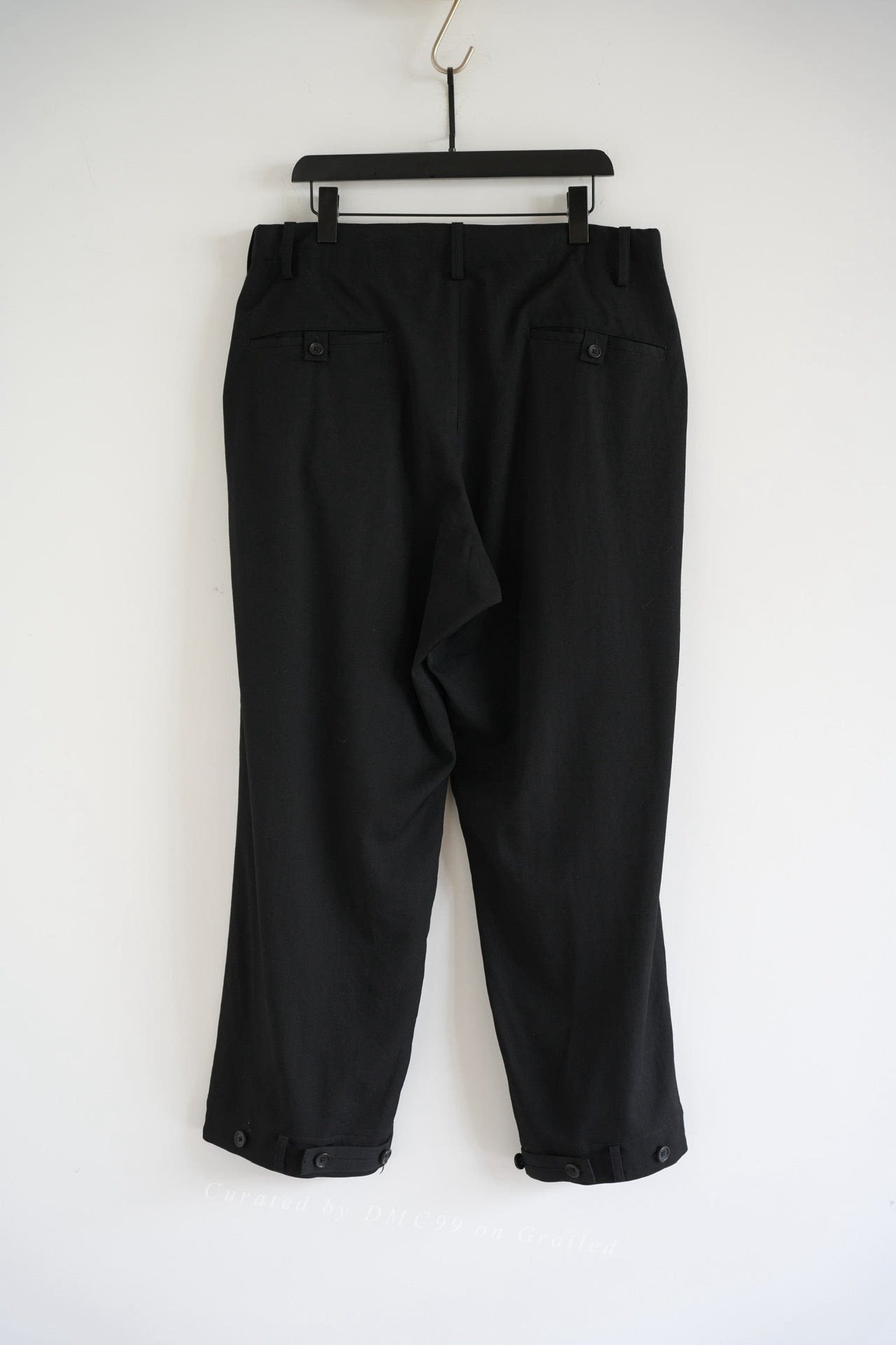 Yohji Yamamoto 23AW Multi-Strap Wool Trousers