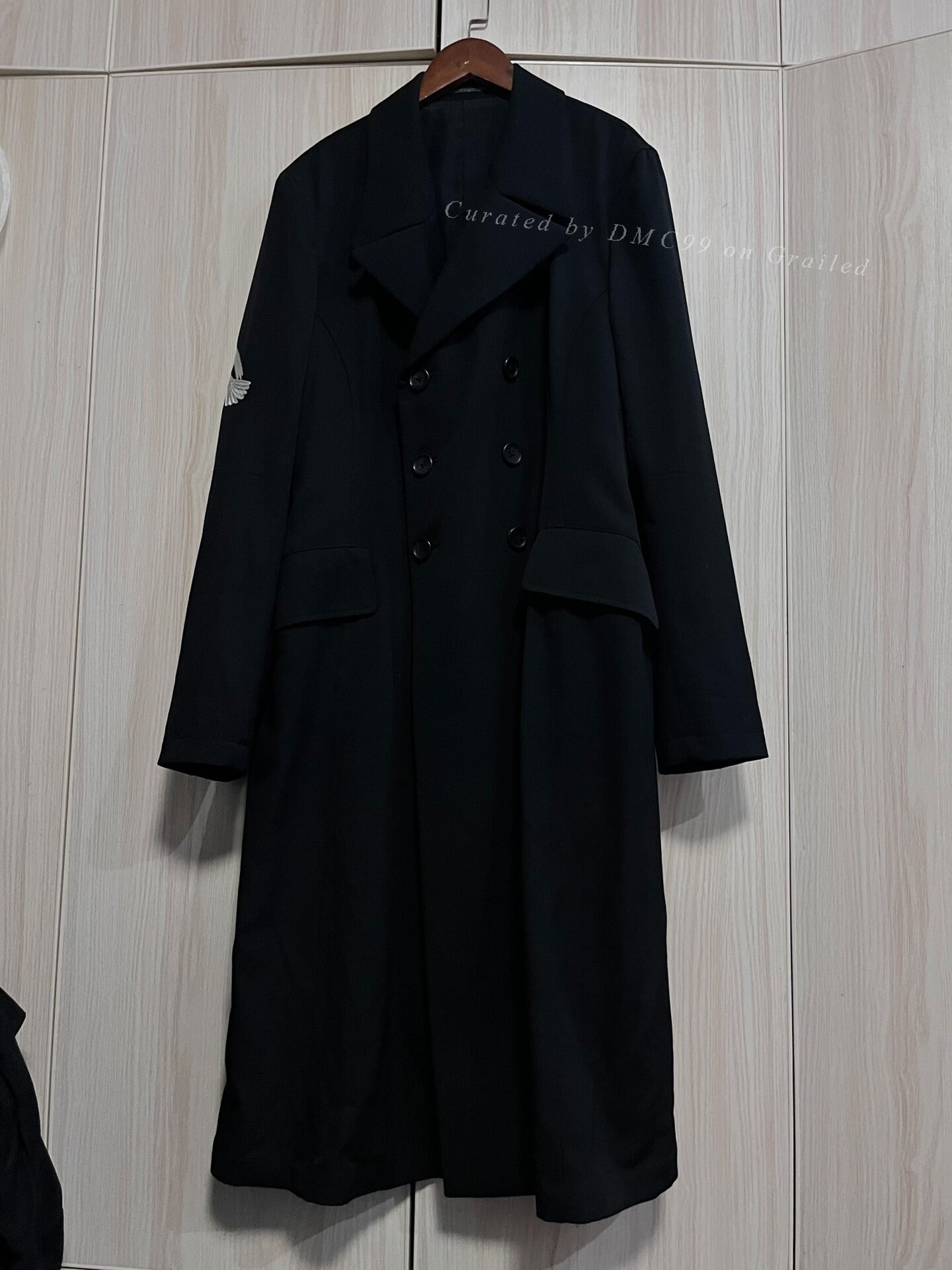 Yohji Yamamoto 21AW Embroidered Crow