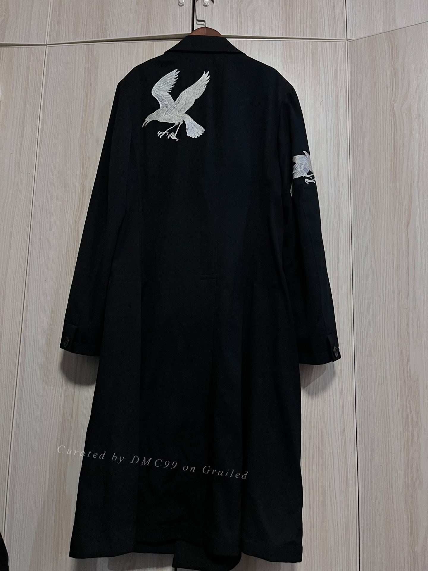 Yohji Yamamoto 21AW Embroidered Crow
