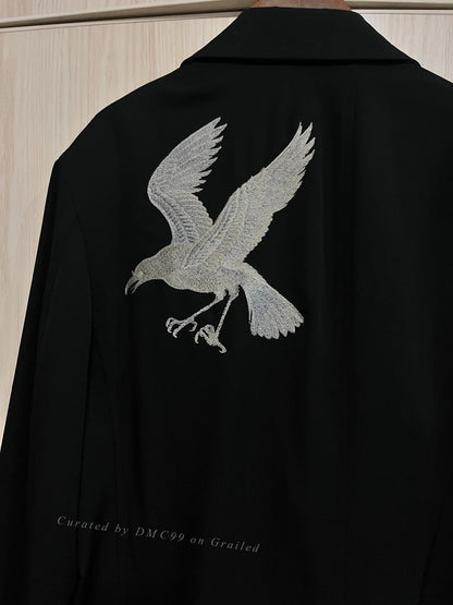 Yohji Yamamoto 21AW Embroidered Crow