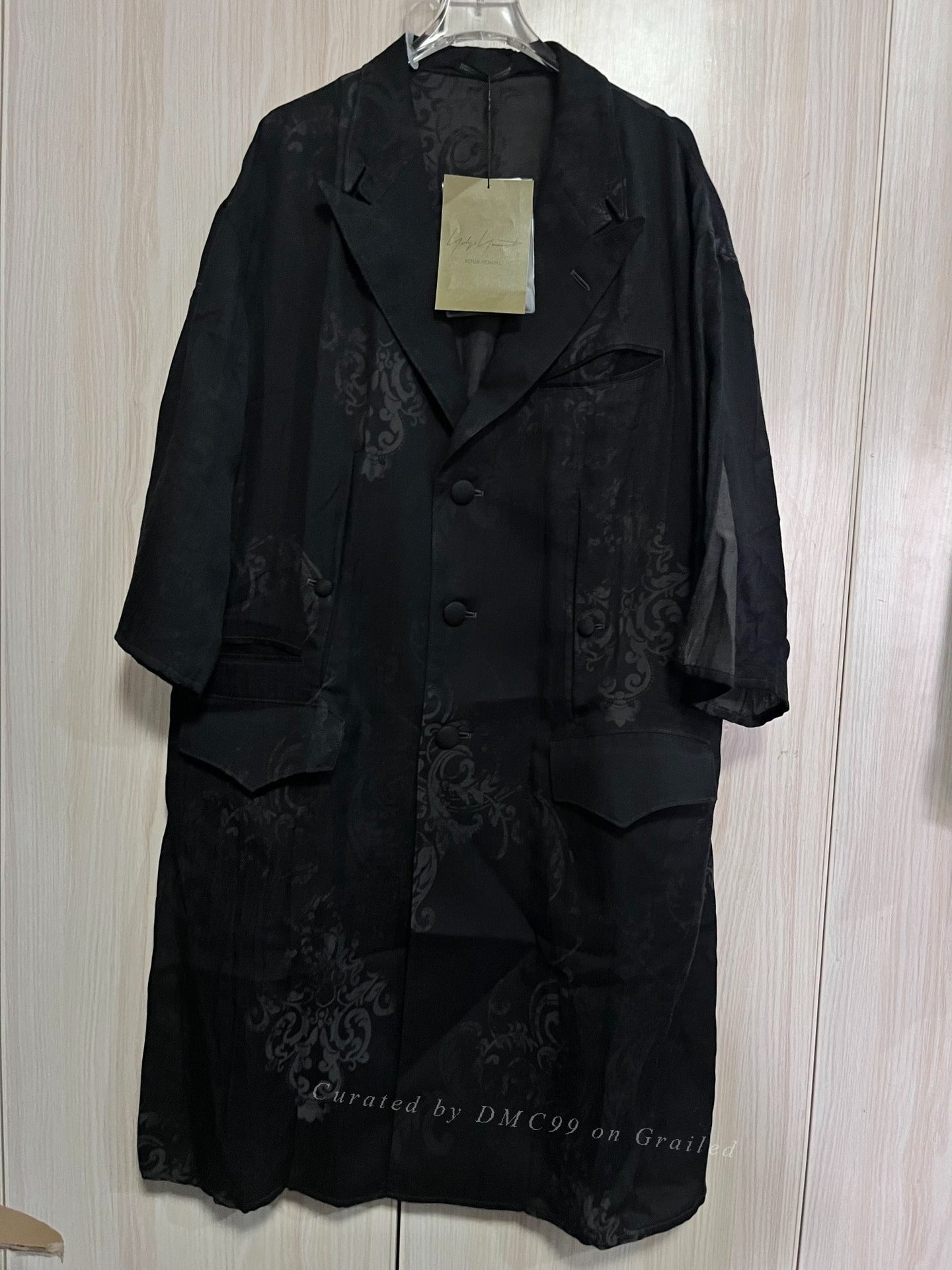 Yohji Yamamoto 26SS Totem Print Coat