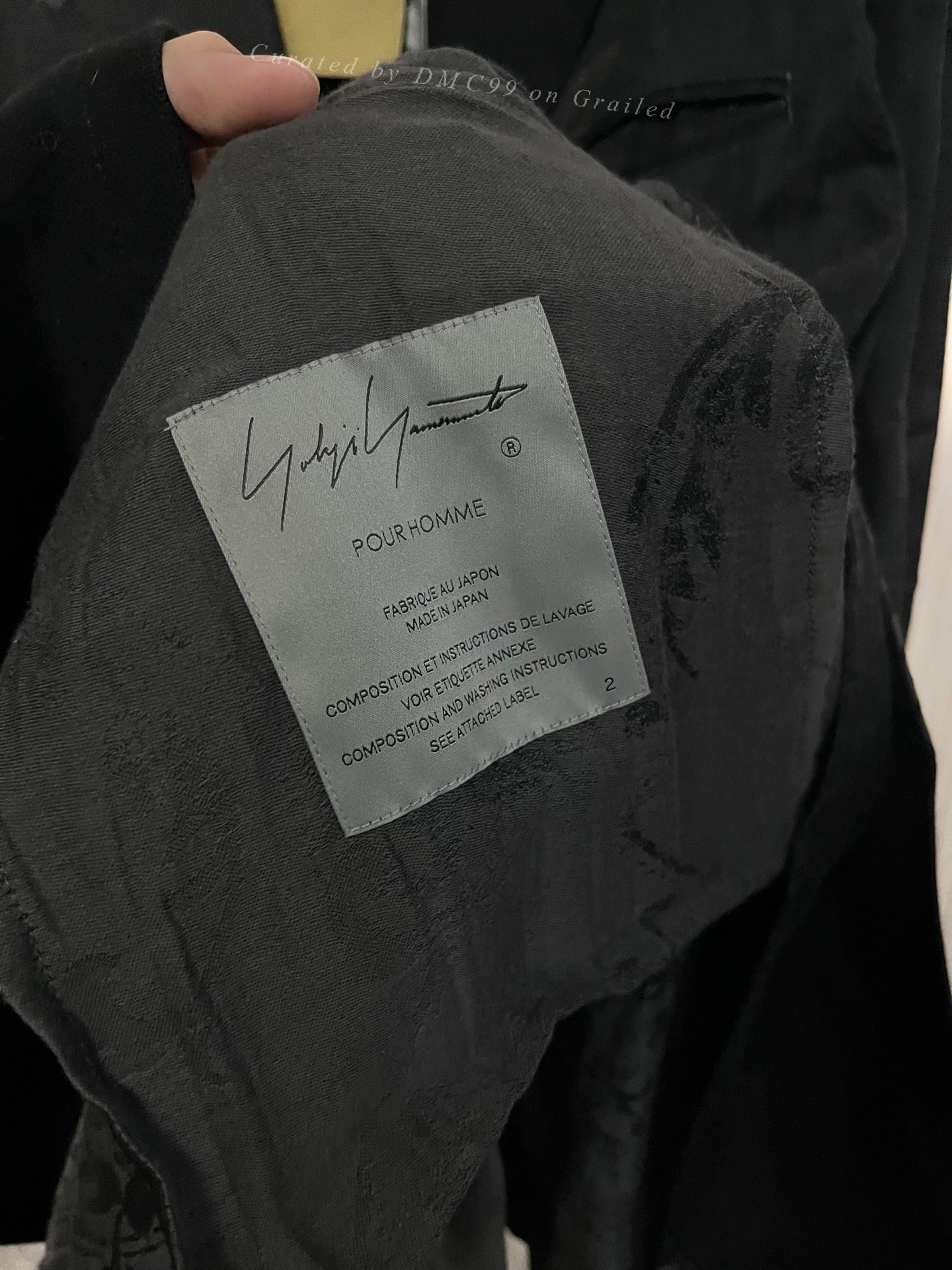 Yohji Yamamoto 26SS Totem Print Coat