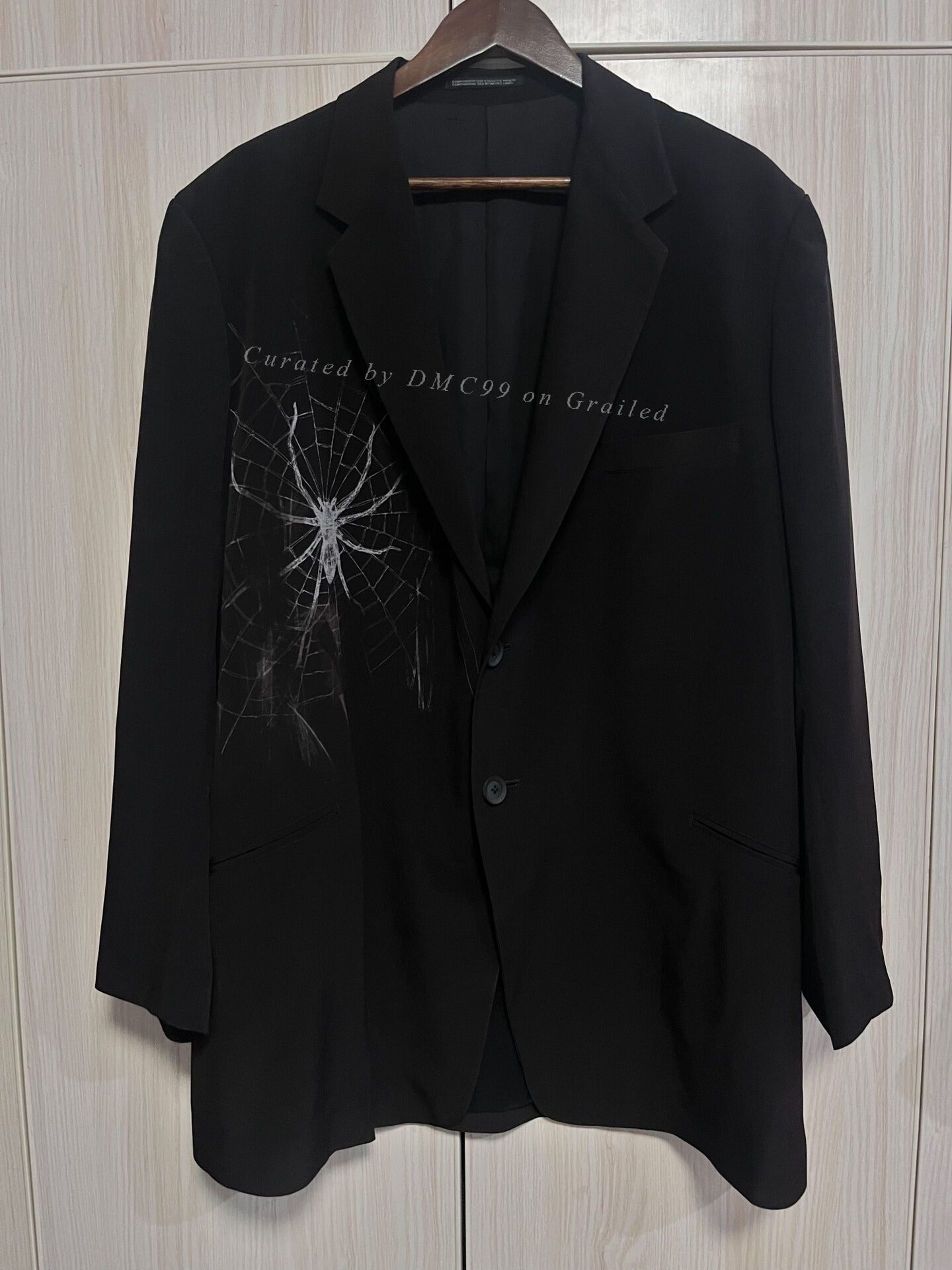 Yohji Yamamoto 25SS Triacetate Spider Web Blazer