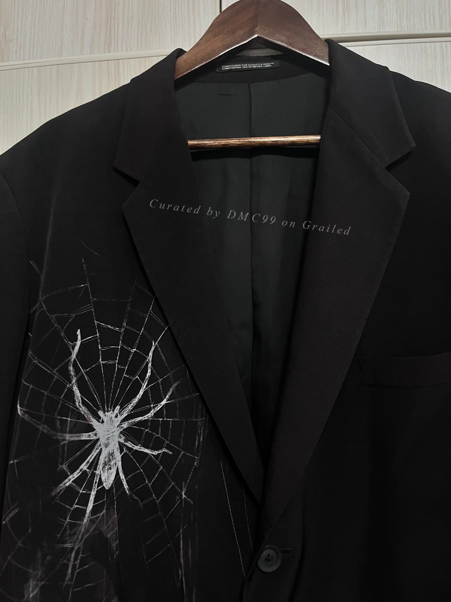 Yohji Yamamoto 25SS Triacetate Spider Web Blazer