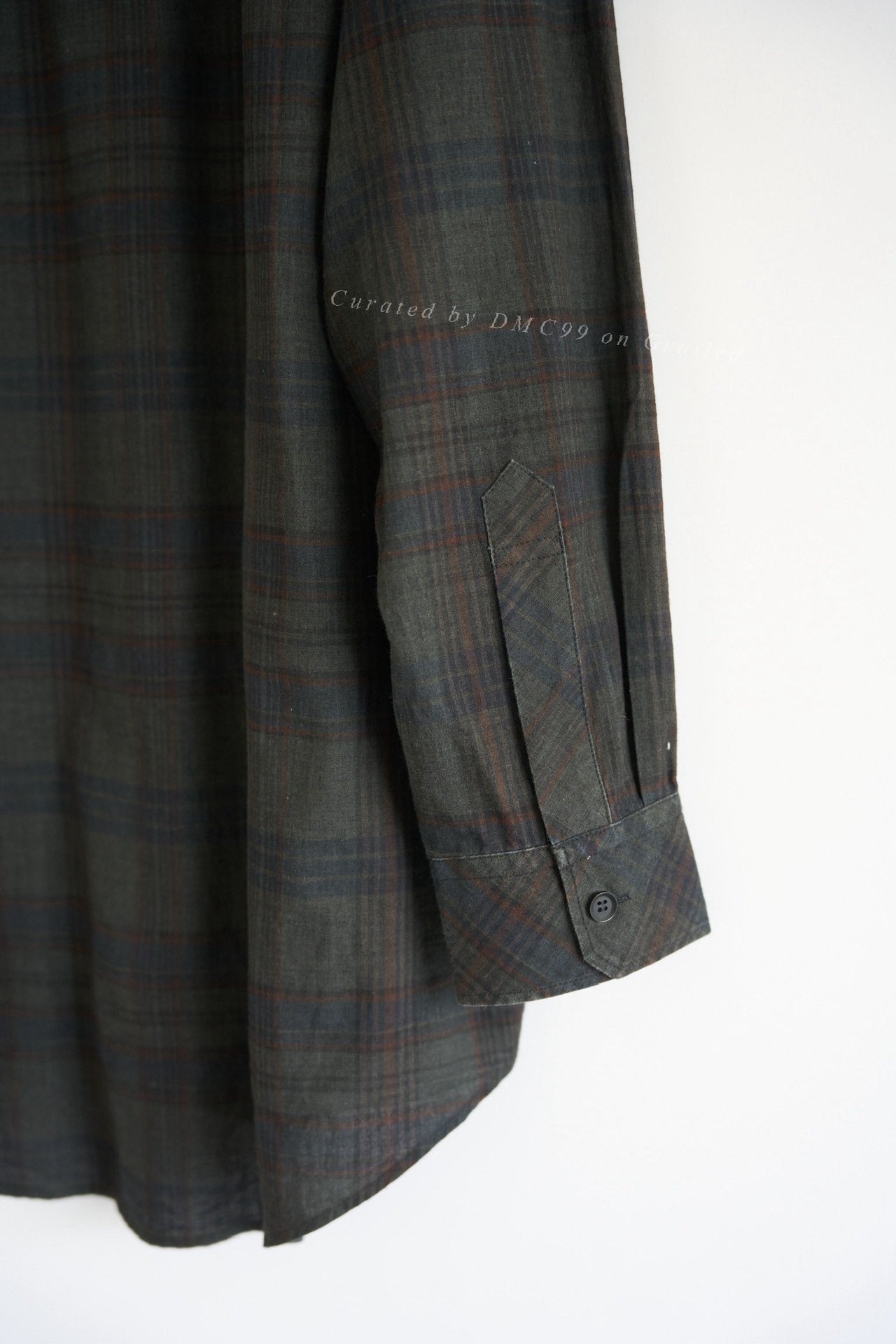 Yohji Yamamoto 24SS Plaid Zip Shirt