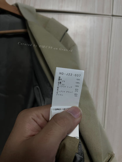 Yohji Yamamoto 24AW Slogan Fringe Coat