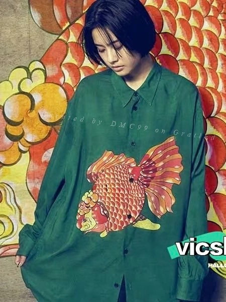 Yohji Yamamoto 23AW Goldfish Shirt