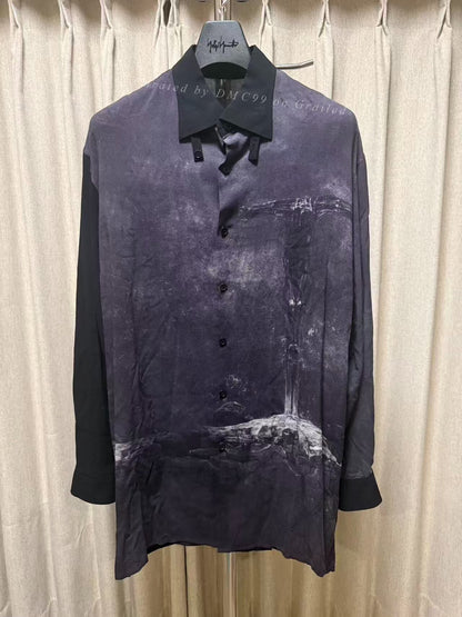 Yohji Yamamoto 22AW Beksiński Cross Shirt