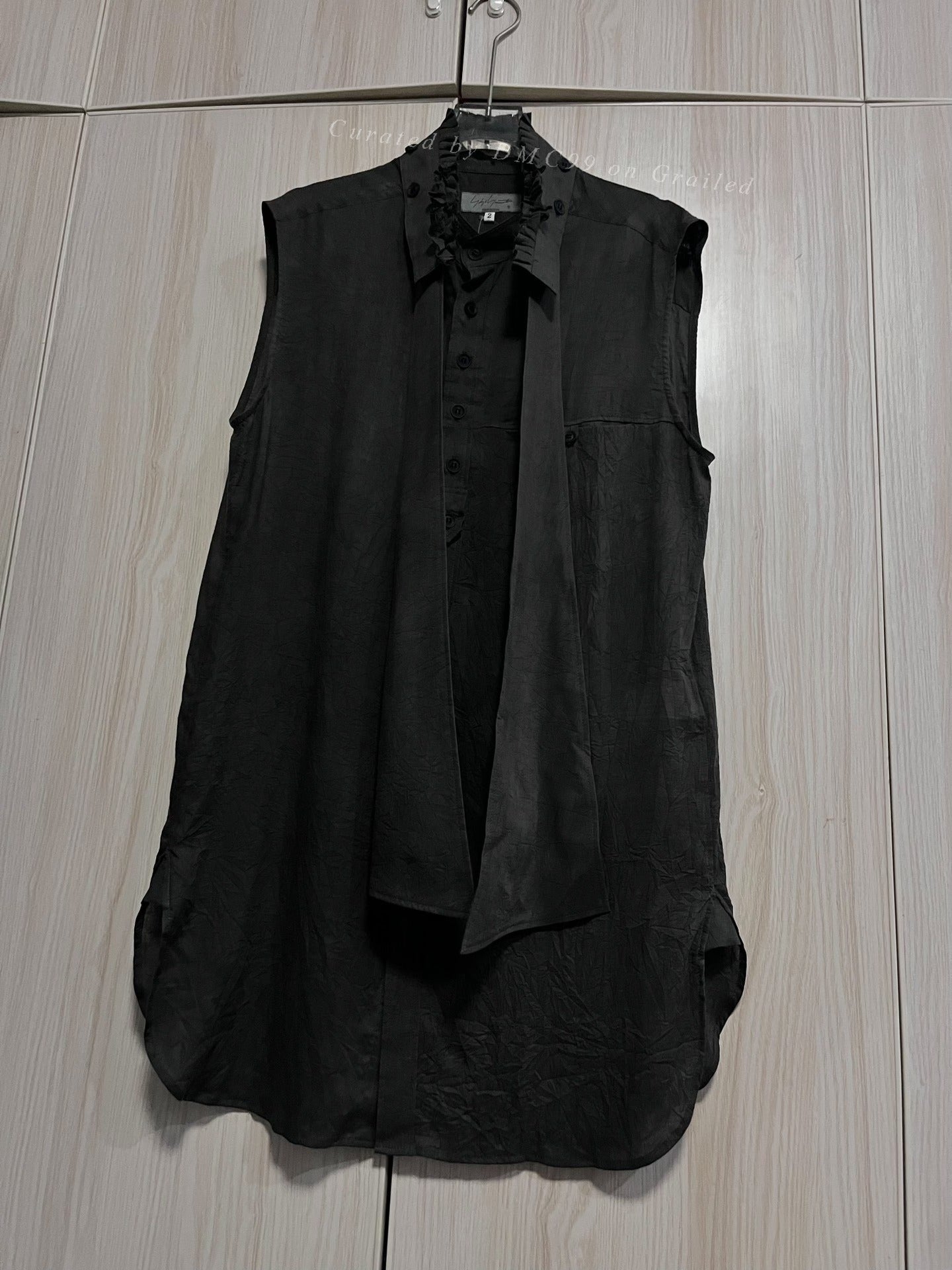 Yohji Yamamoto 26SS Scarf Collar Vest