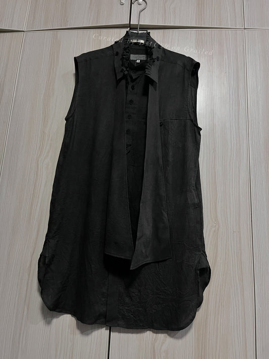 Yohji Yamamoto 26SS Scarf Collar Vest