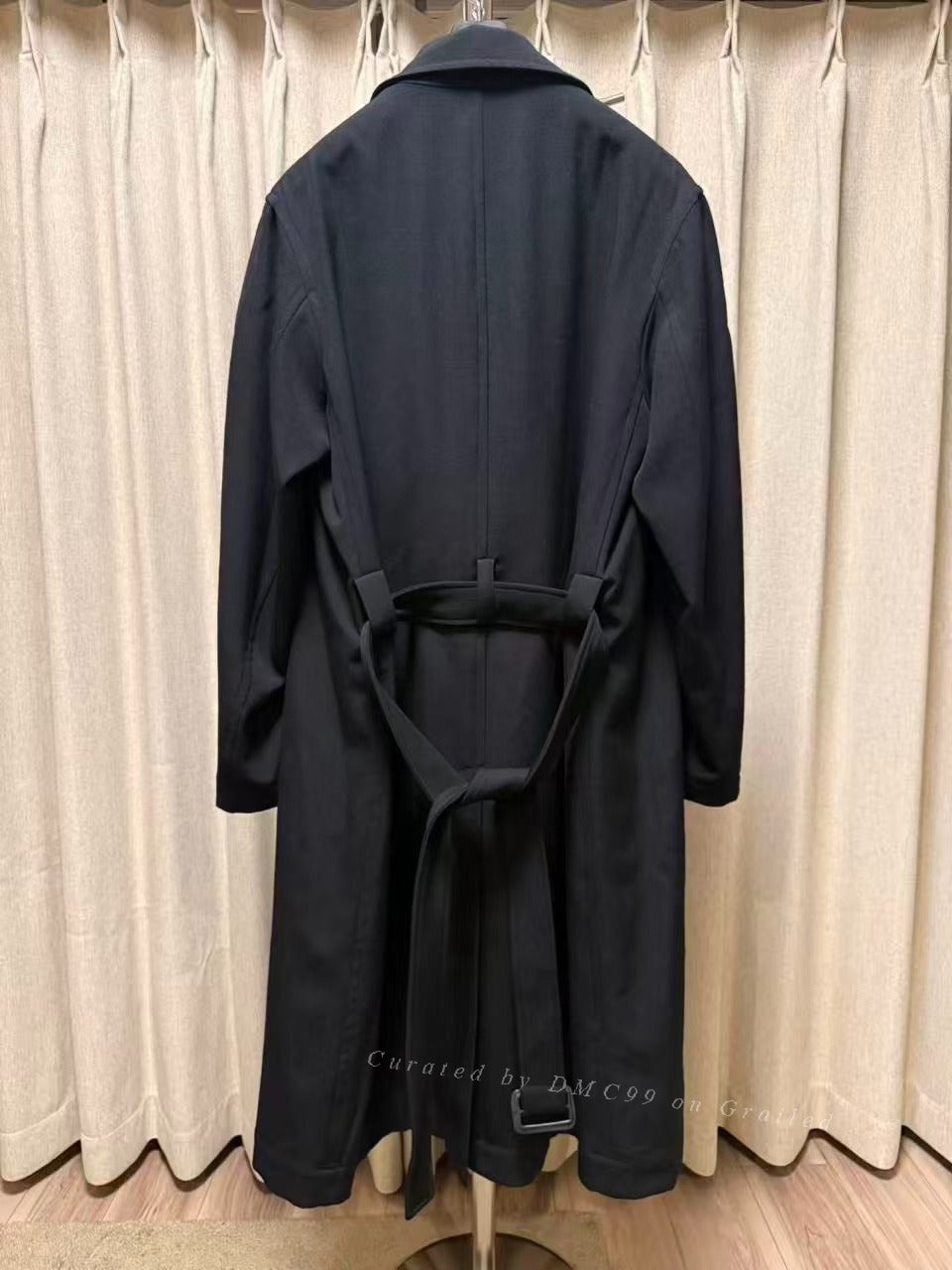 Yohji Yamamoto 23AW Double-Breasted Wool Coat